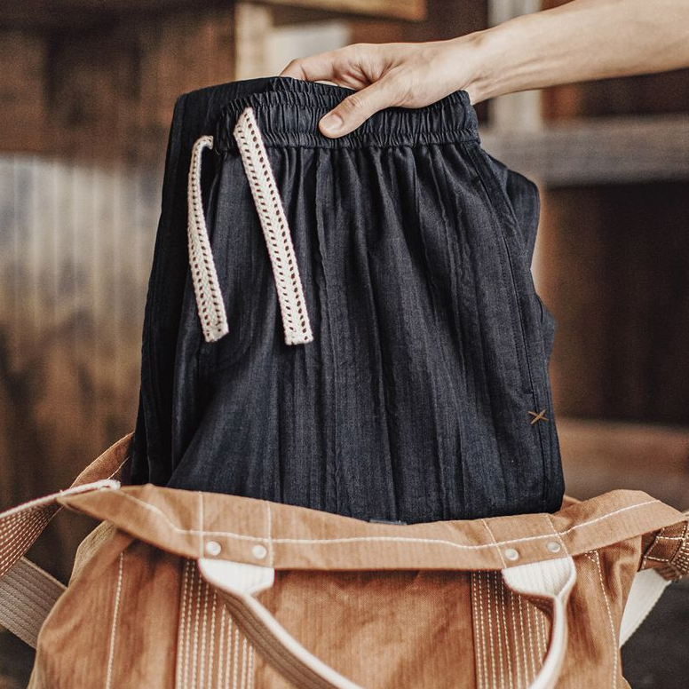 馬登工裝 美式休閒水波紋褶皺坐禪褲日系鬆弛Cityboy休閒褲男春夏