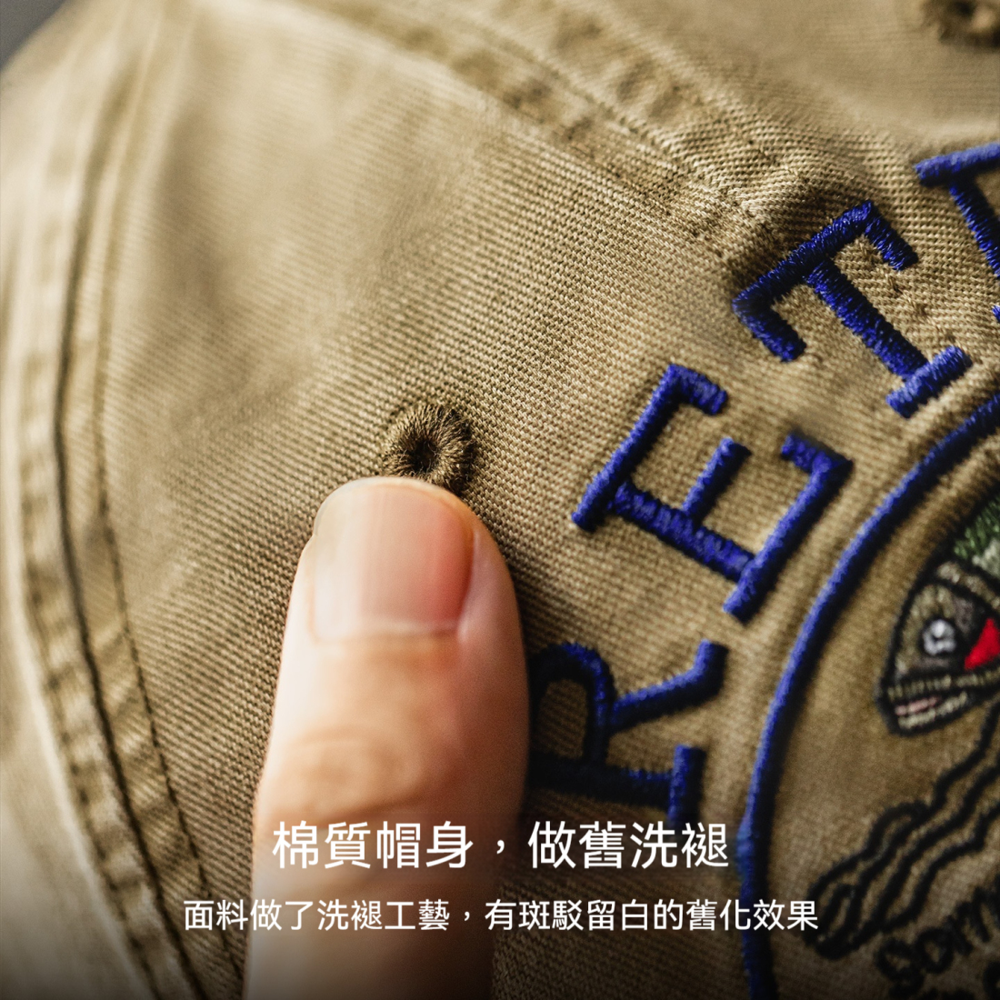 馬登工裝 美式復古卡其燈芯絨彎簷硬頂棒球帽刺繡做舊鴨舌遮陽帽