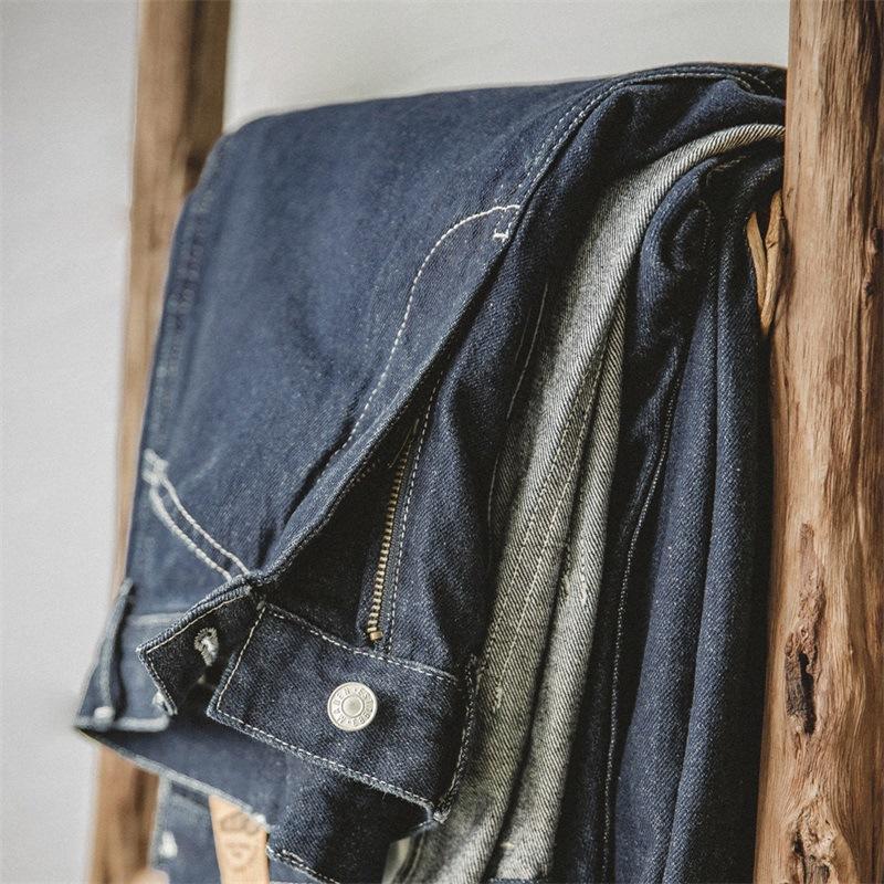 馬登女裝 復古港風Oversize直筒休閒褲男友風氣質寬鬆闊腿牛仔褲