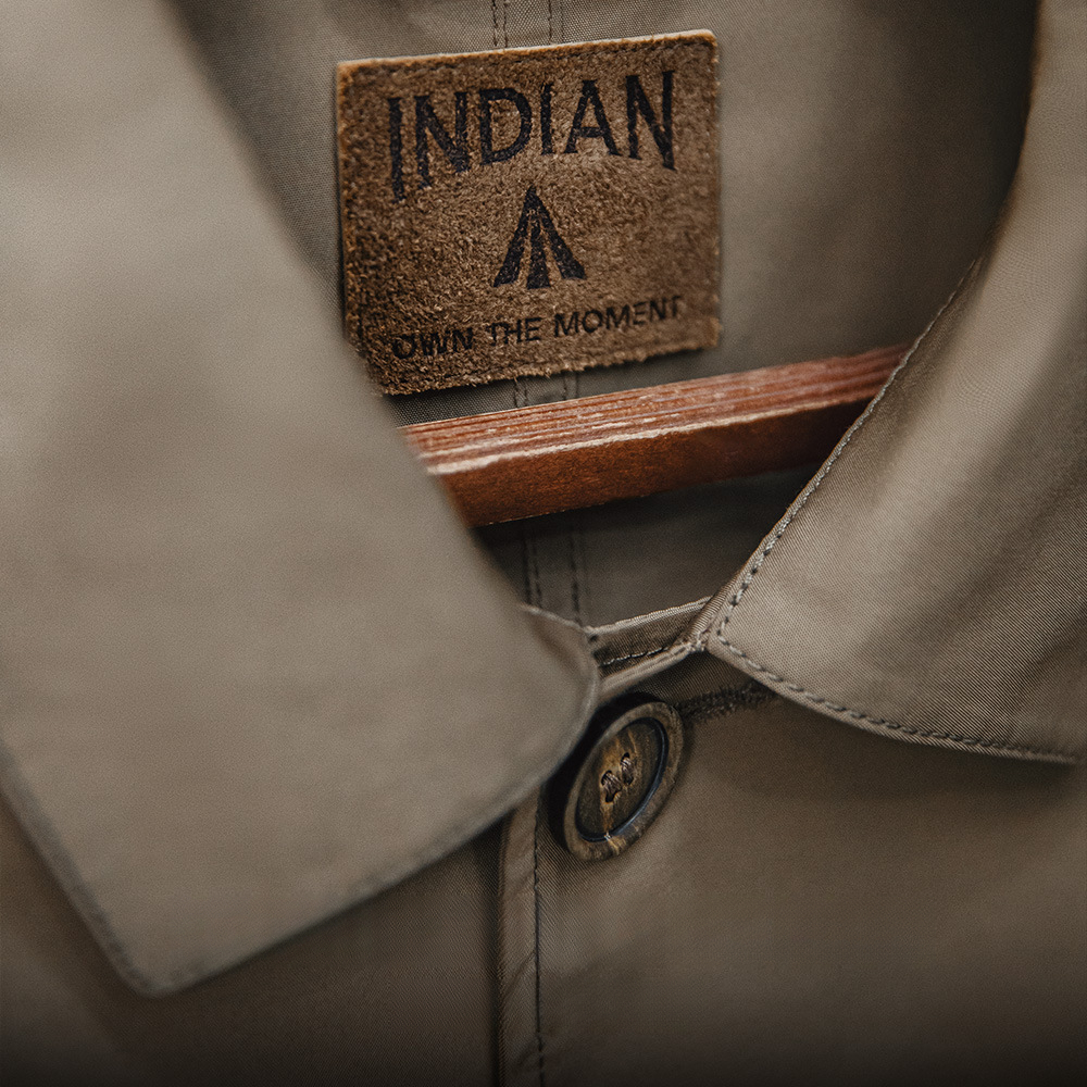 馬登工裝 法式復古斜插口袋工裝夾克薄款梭織翻領休閒廓形外套男春