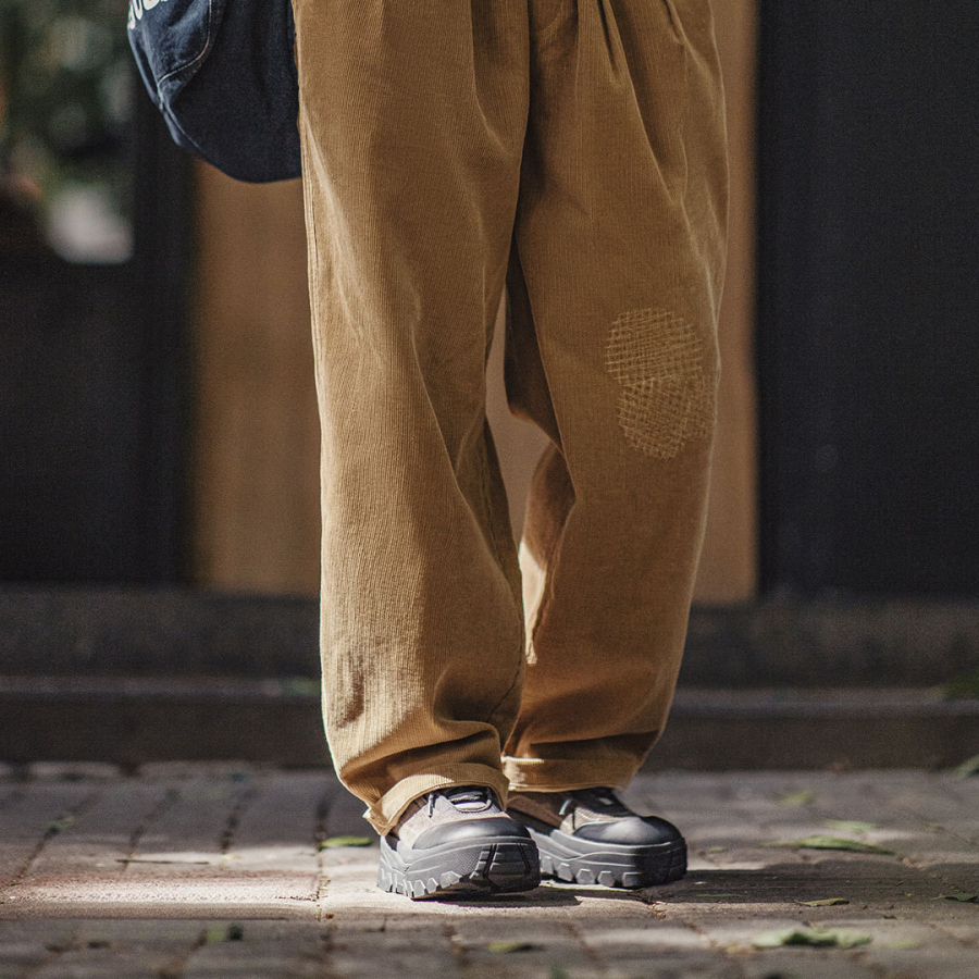 馬登男鞋 復古山系鞋冬季男士厚底百搭潮鞋增高軟底小眾運動休閒鞋