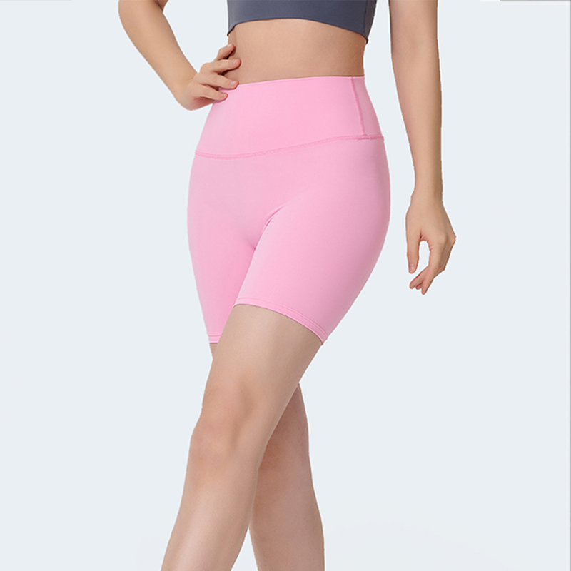 夏季涼感排汗運動健身短褲高腰提臀外穿打底三分瑜珈短褲