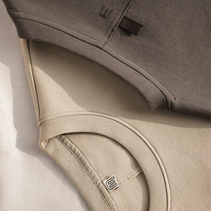 馬登工裝 美式復古珠地空氣棉T卹春夏寬鬆輪廓免燙短袖Tee男潮