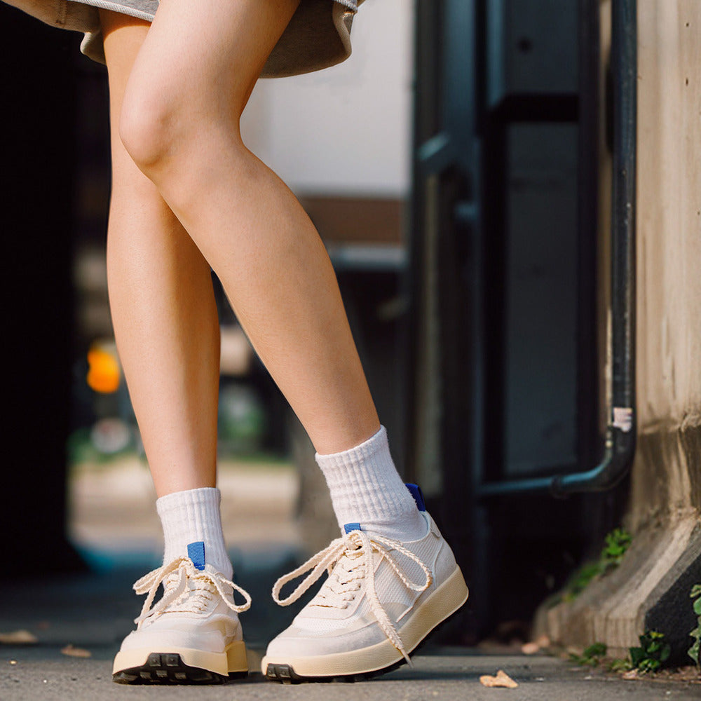 馬登女裝 美式復古夏季透氣慢跑鞋休閒小白鞋運動鞋