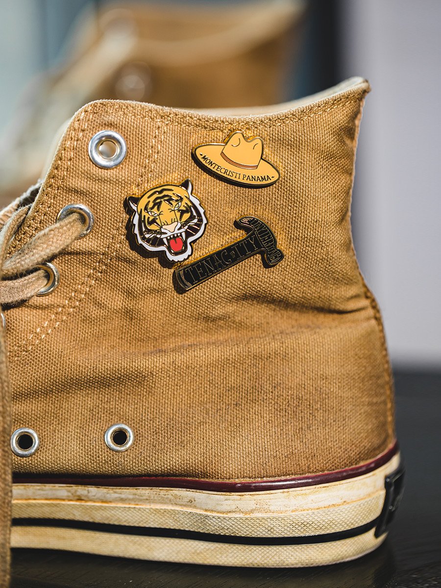 馬登工裝 地心引力Gravity 復古印第安配飾蝴蝶扣胸針潮阿美咔嘰徽章玩物