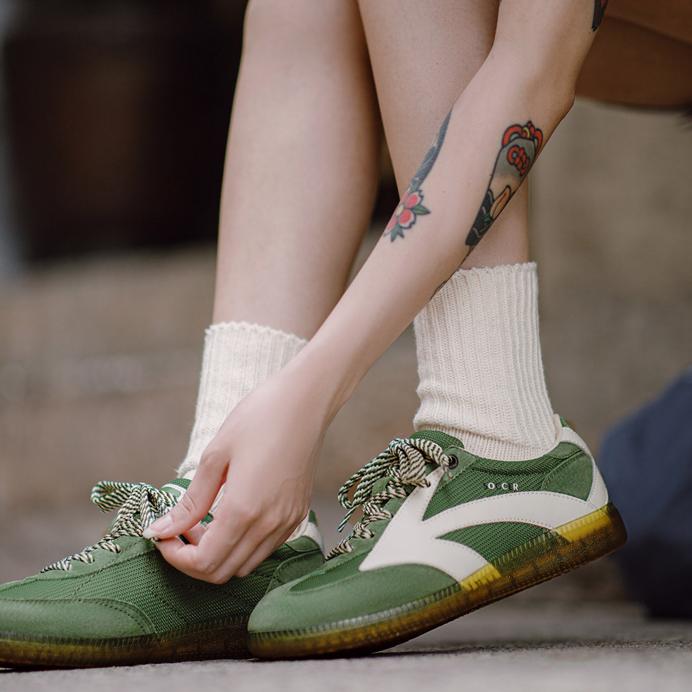 馬登女裝 德訓鞋夏季網面透氣休閒鞋復古運動阿甘鞋潮流板鞋女