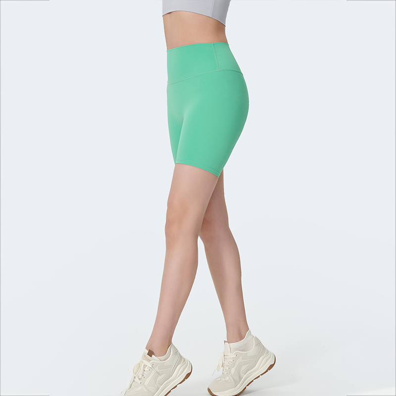 夏季涼感排汗運動健身短褲高腰提臀外穿打底三分瑜珈短褲
