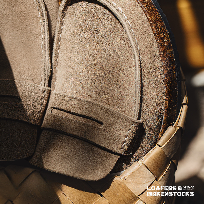 馬登工裝 秋冬季樂福穆勒鞋男厚底辦公室家用拖鞋潮休閒居家包頭拖