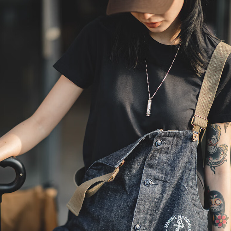 馬登女裝 基礎鹽系短袖打底衫黑白Tee純棉半袖顯瘦無感內搭正肩T恤