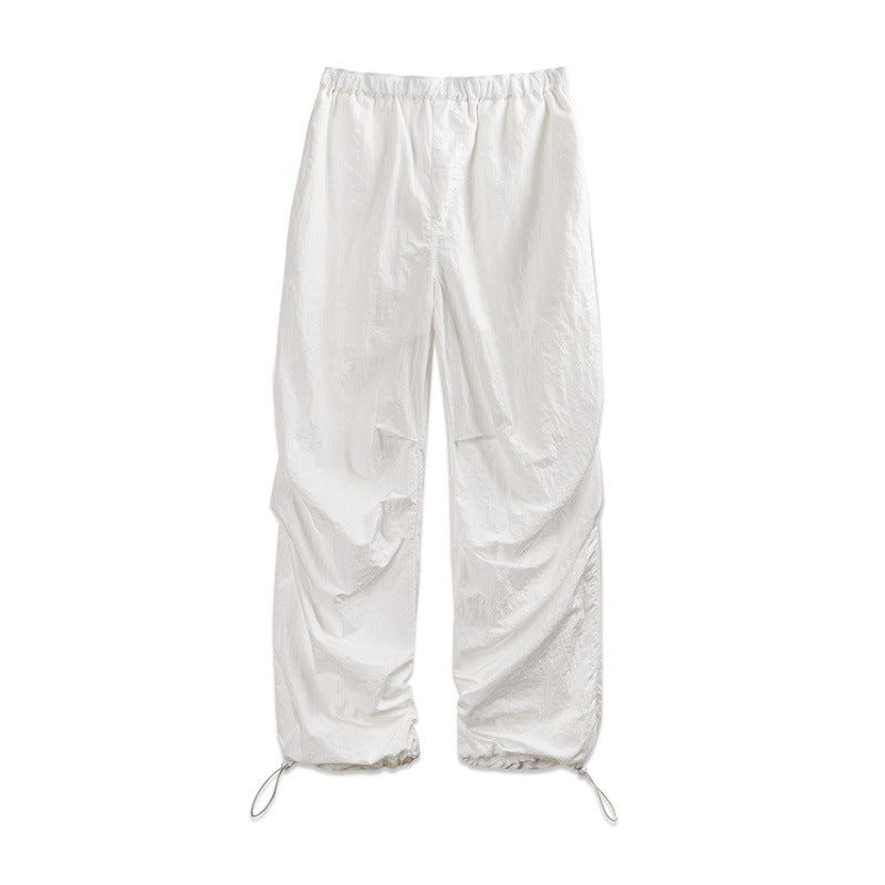 馬登女裝 美式復古降落傘褲工裝褲休閒束腳褲透氣登山運動褲