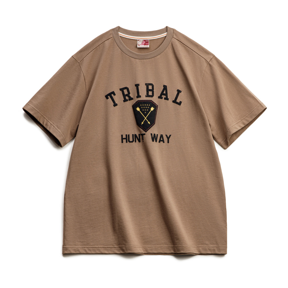 馬登工裝 美式復古Navajo立體印花印第安T恤純棉寬鬆短袖男春夏