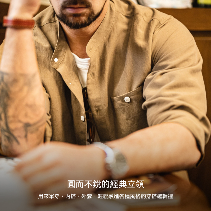 馬登工裝 萊賽爾長袖襯衫天絲日系鬆弛感襯衣美式老錢風外套男士春