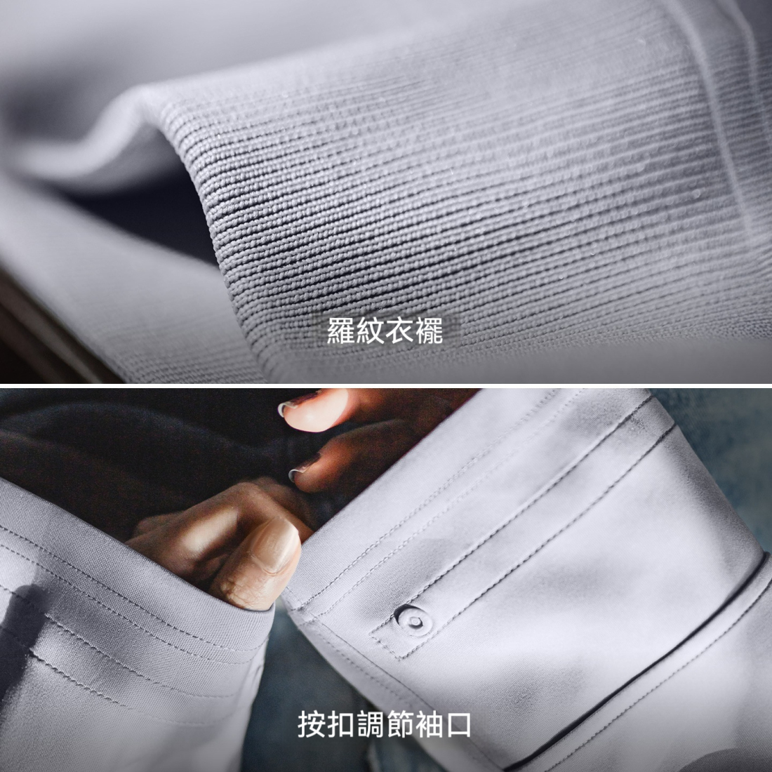 馬登女裝 空氣層純灰色寬鬆落肩圓領套頭長袖衛衣外套上衣秋冬