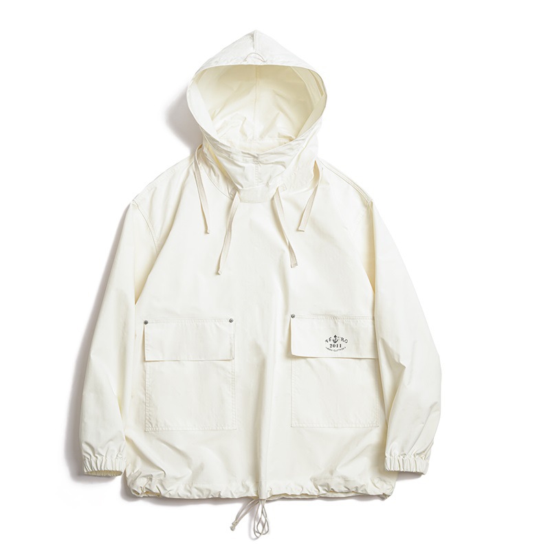 馬登工裝 美式復古SMOCK甲板服衛衣戶外防風連帽外套