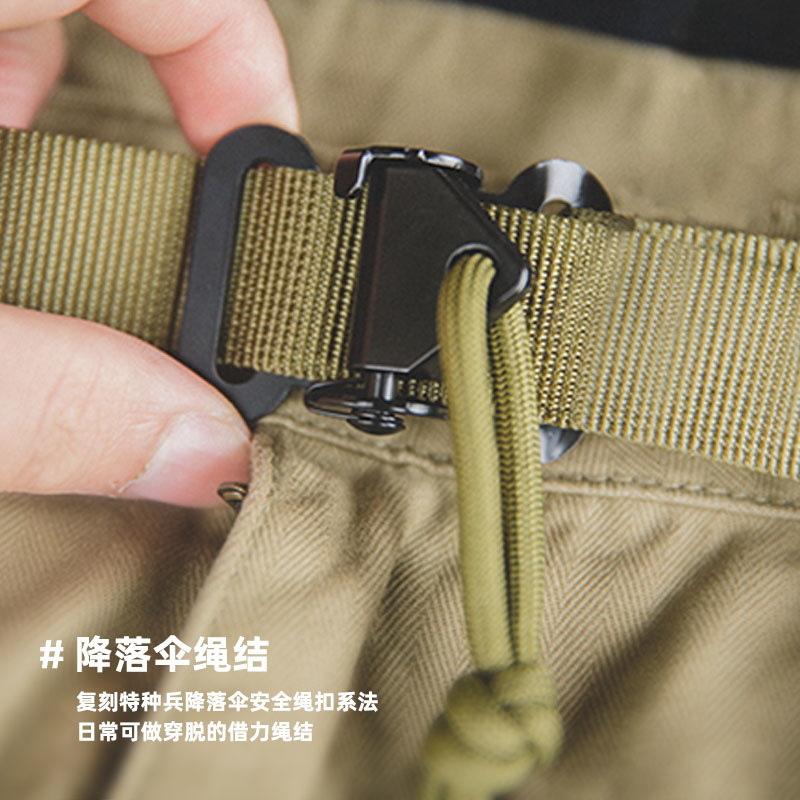 馬登工裝美式S A S快脫扣腰帶軍綠色戰術自動褲帶男潮