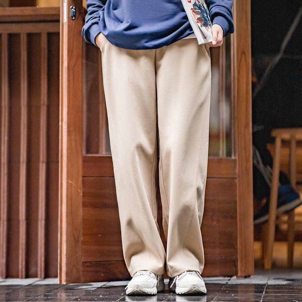 馬登女裝 美式闊腿運動衛褲香蕉褲顯瘦直筒長褲冬