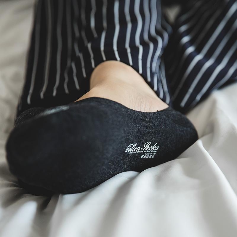 馬登工裝 純色防臭吸汗棉質薄款船襪休閒透氣四季通用短襪