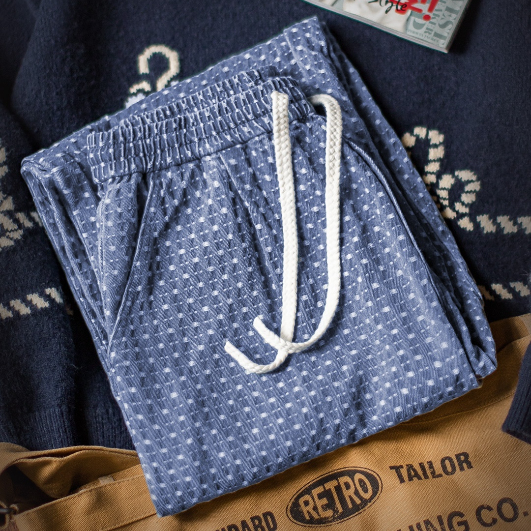 馬登工裝 美式復古滿印提花水洗丹寧牛仔褲直筒垂感休閒長褲子男秋