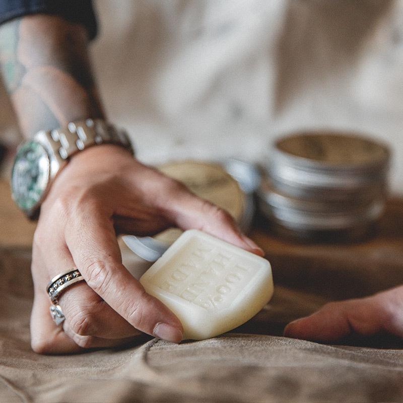 馬登工裝 油蠟夾克護理補蠟專用油蜂蠟皮革保養固體油蠟