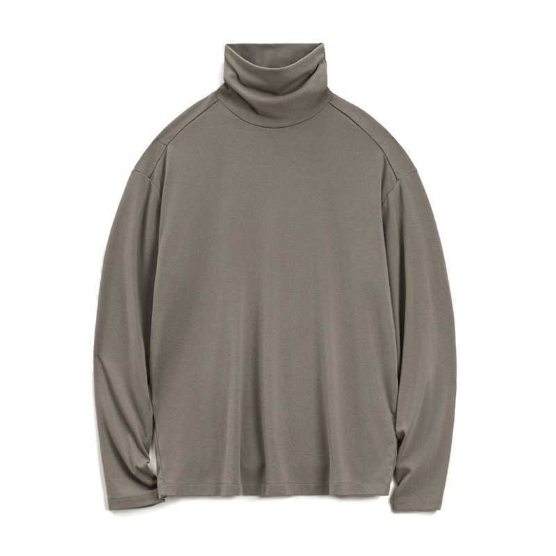 馬登工裝 休閒黑色打底衫抗菌半高領老錢風保暖內衣長袖T恤男秋冬