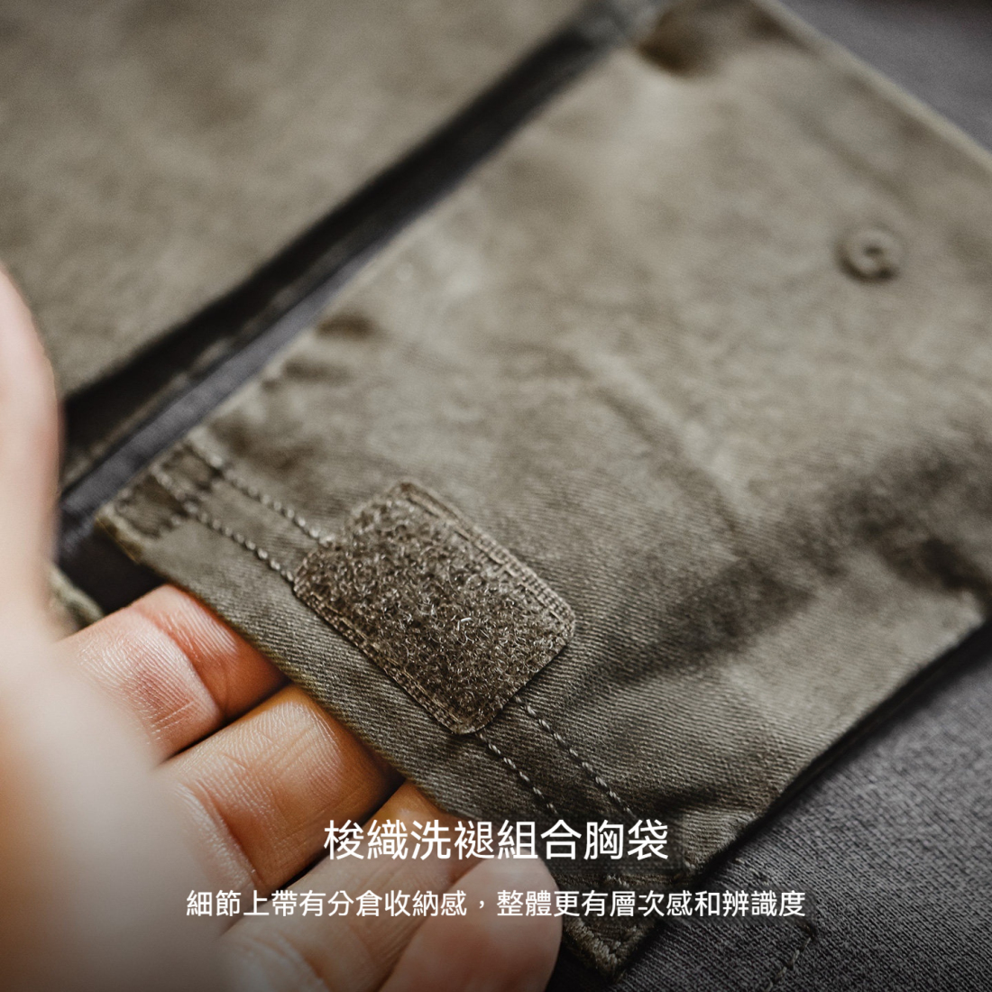 馬登工裝 美式復古灰色圓領套頭口袋T恤vintage做舊純棉短袖衫男夏
