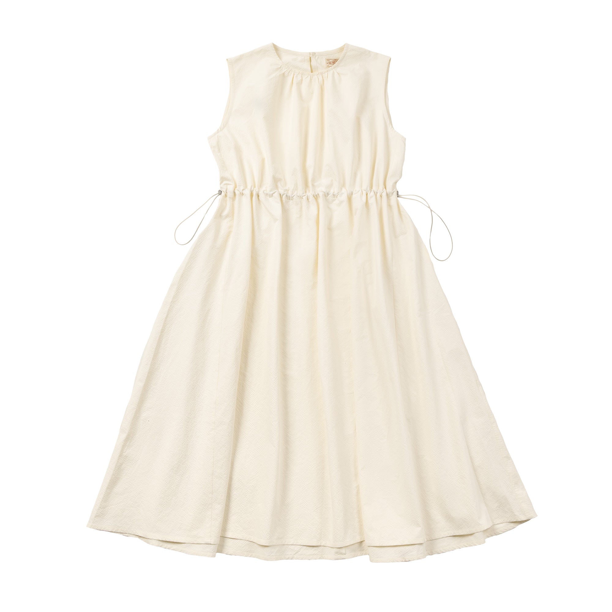 馬登女裝 美式休閒海邊無袖度假連衣裙少女感純色小眾設計長裙