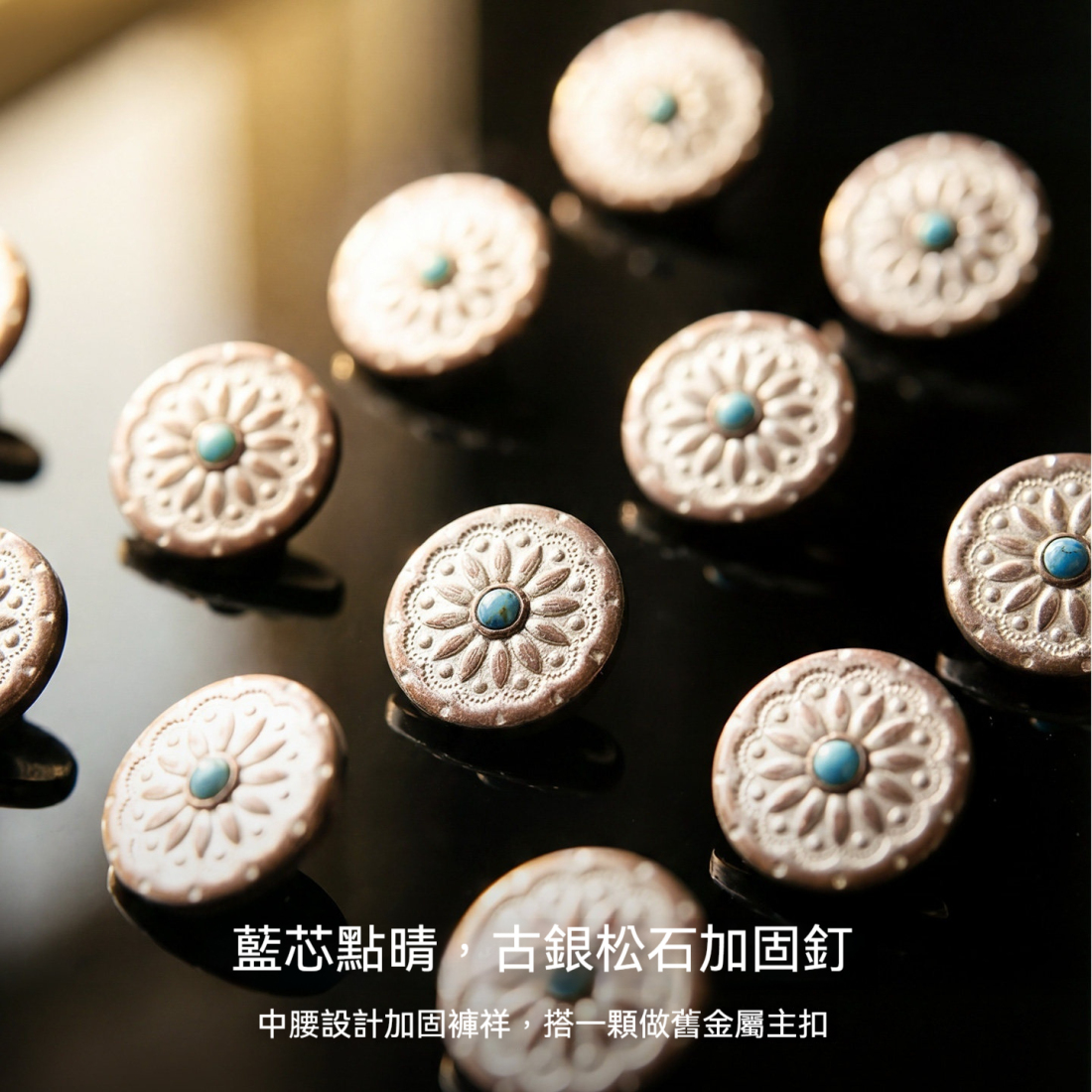 馬登工裝 法式復古工裝褲藍色vintage水洗帆布寬鬆直筒休閒褲男春