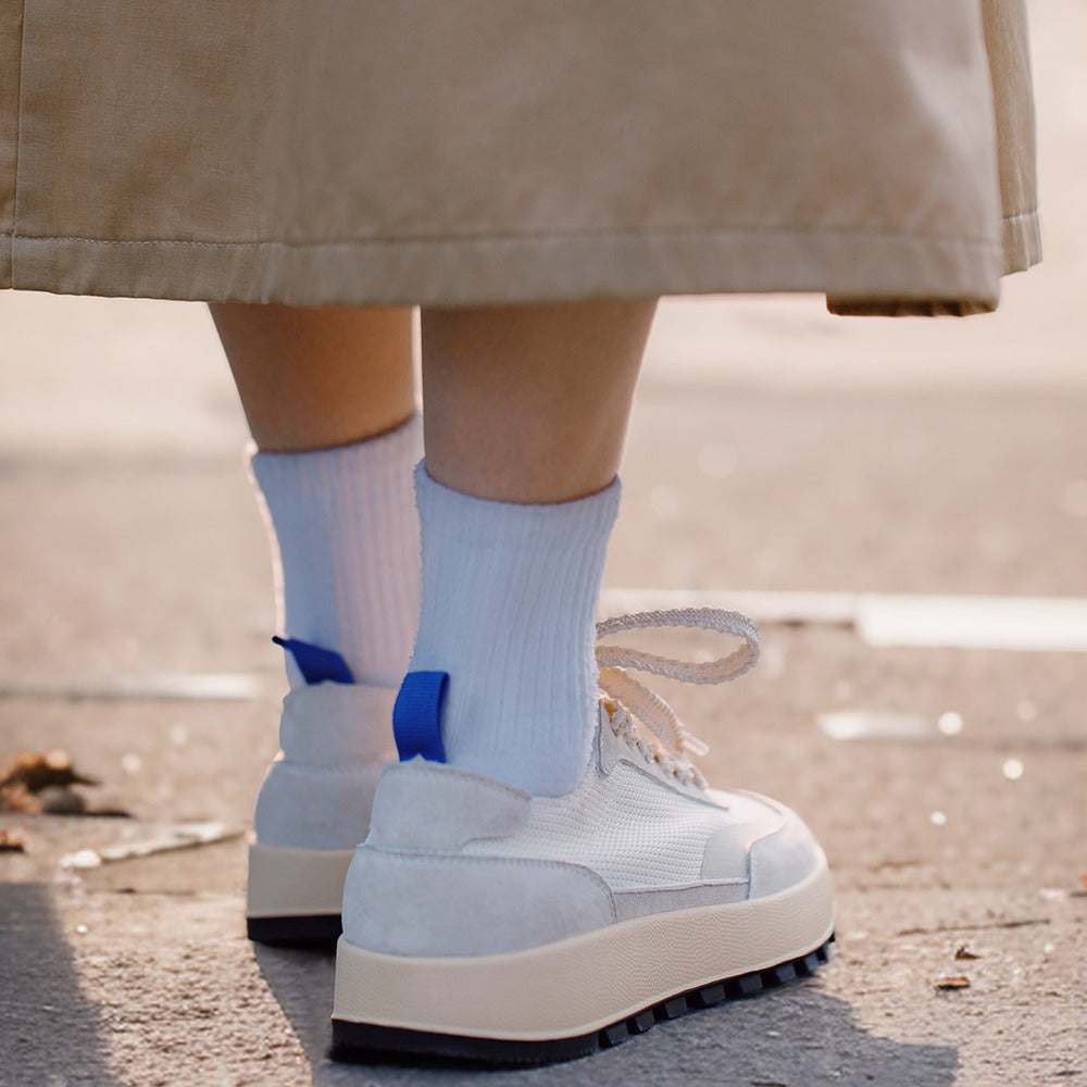 馬登女裝 美式復古夏季透氣慢跑鞋休閒小白鞋運動鞋