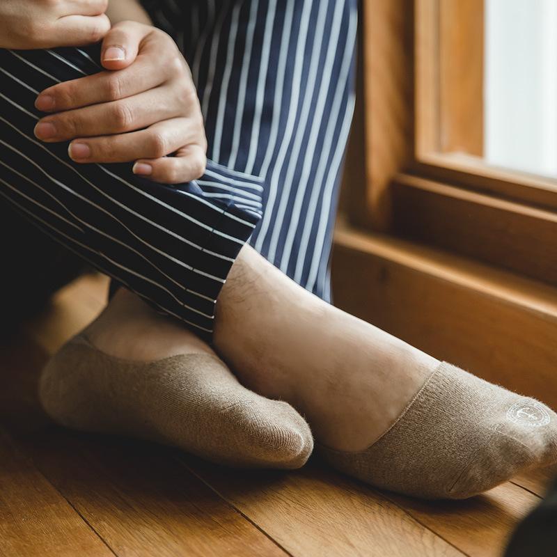 馬登工裝 純色防臭吸汗棉質薄款船襪休閒透氣四季通用短襪