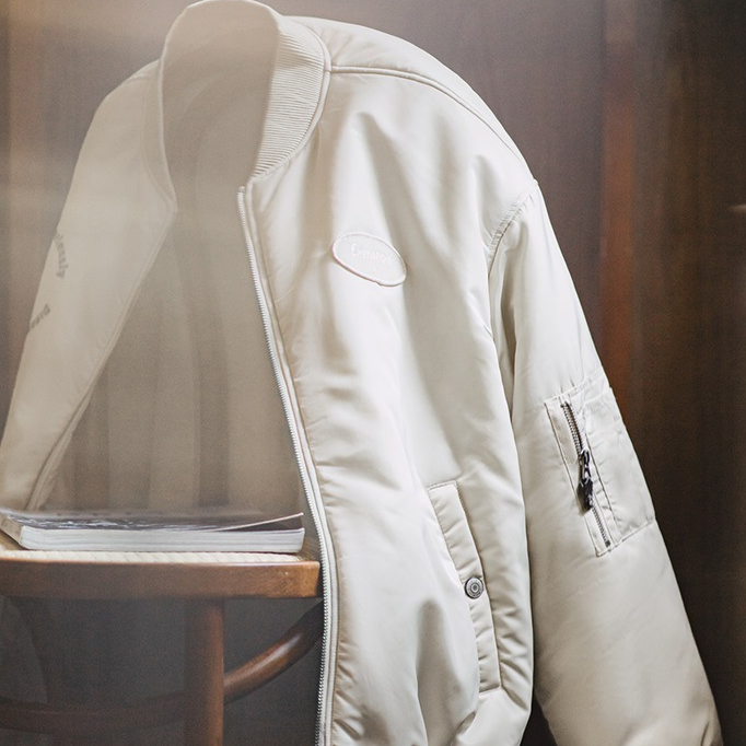 馬登工裝 美式MA1飛行員夾克棉衣街頭風保暖bomber棒球服外套男秋冬