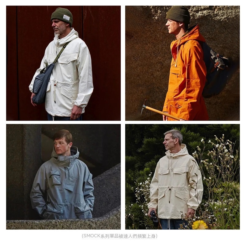 馬登工裝 美式復古SMOCK甲板服衛衣戶外防風連帽外套