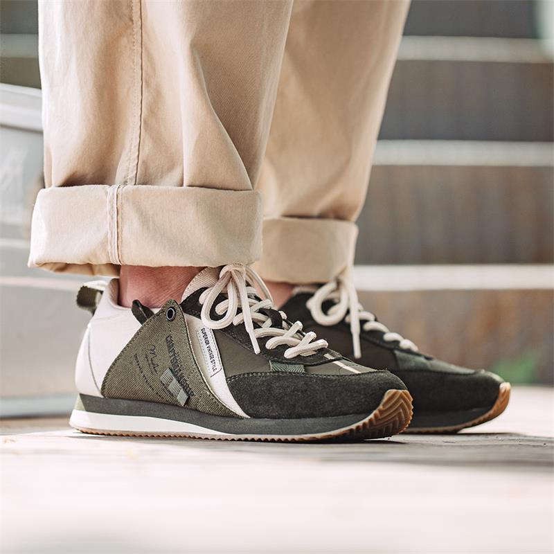 馬登工裝 復古英訓鞋阿甘鞋低幫休閒鞋跑步運動潮百搭慢跑鞋