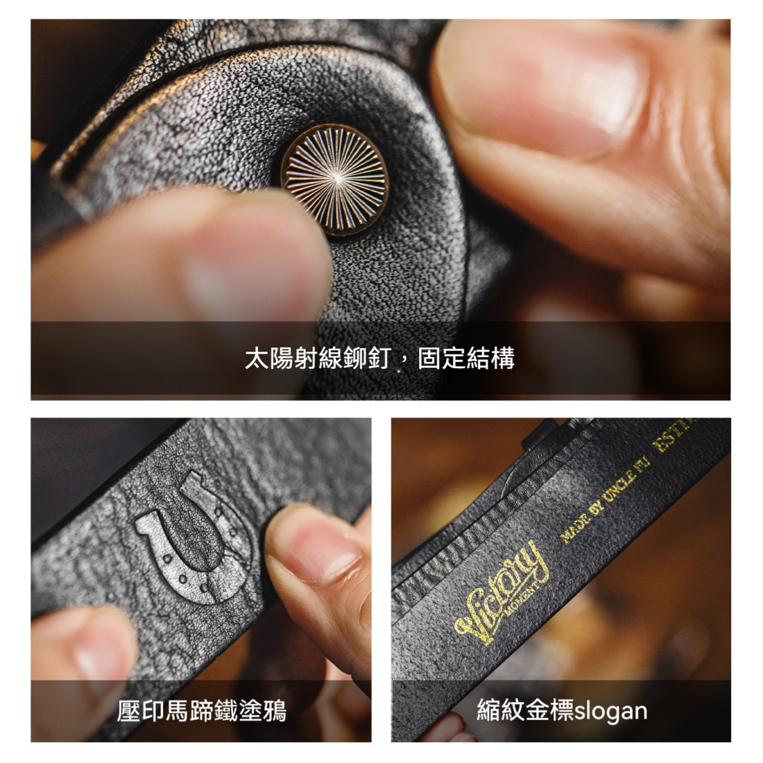 馬登工裝 美式復古黃銅扣頭皮帶頭層牛皮腰帶單針真皮褲腰帶男