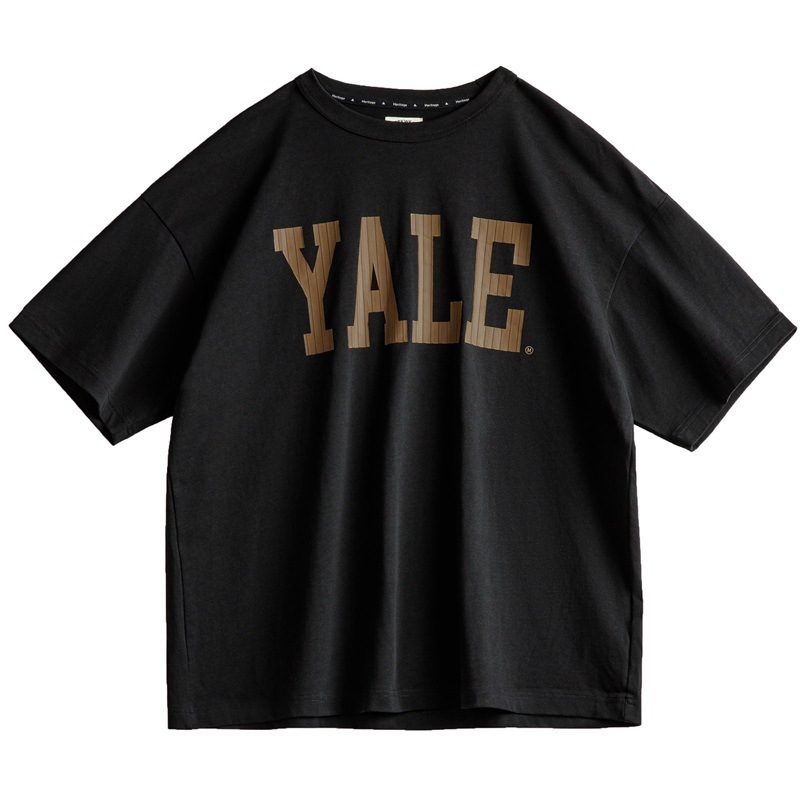 馬登女裝 美式撞色字母印花T恤學院風純棉短袖上衣女春夏