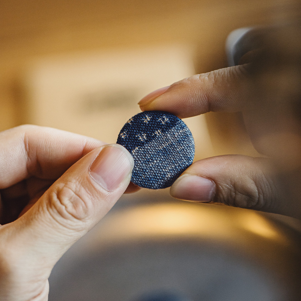 馬登工裝 美式復古Boro古布真皮單針黃銅扣皮帶牛皮手環手鏈徽章禮盒