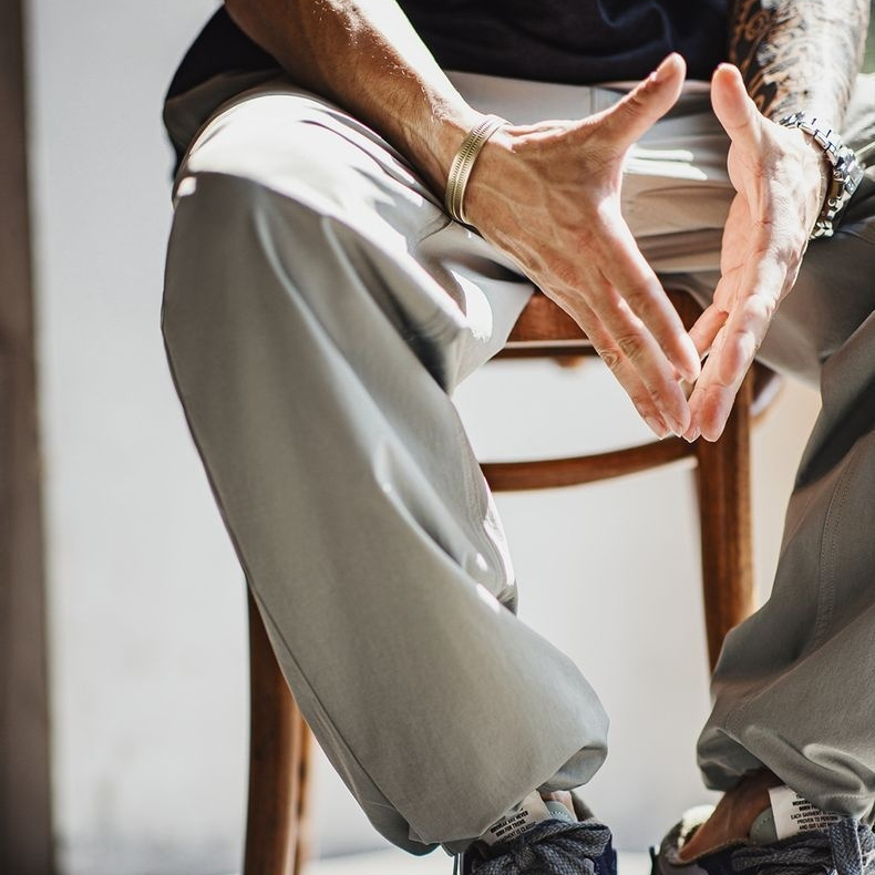 馬登工裝 美式休閒Easypants戶外防水軟殼束腳褲休閒長褲男春