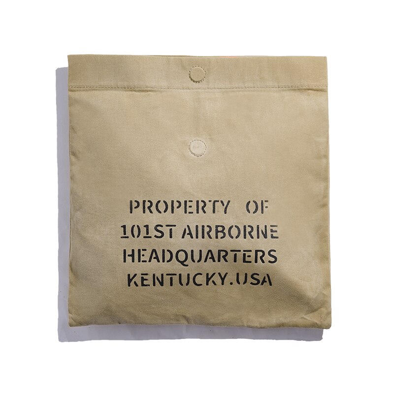 馬登工裝 復古油蠟帆布手提包阿美咔嘰公文休閒郵差信封文件包