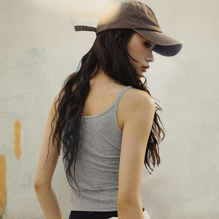 馬登女裝 針織細帶背心復古辣妹純色吊帶內搭打底無袖外穿上衣夏女