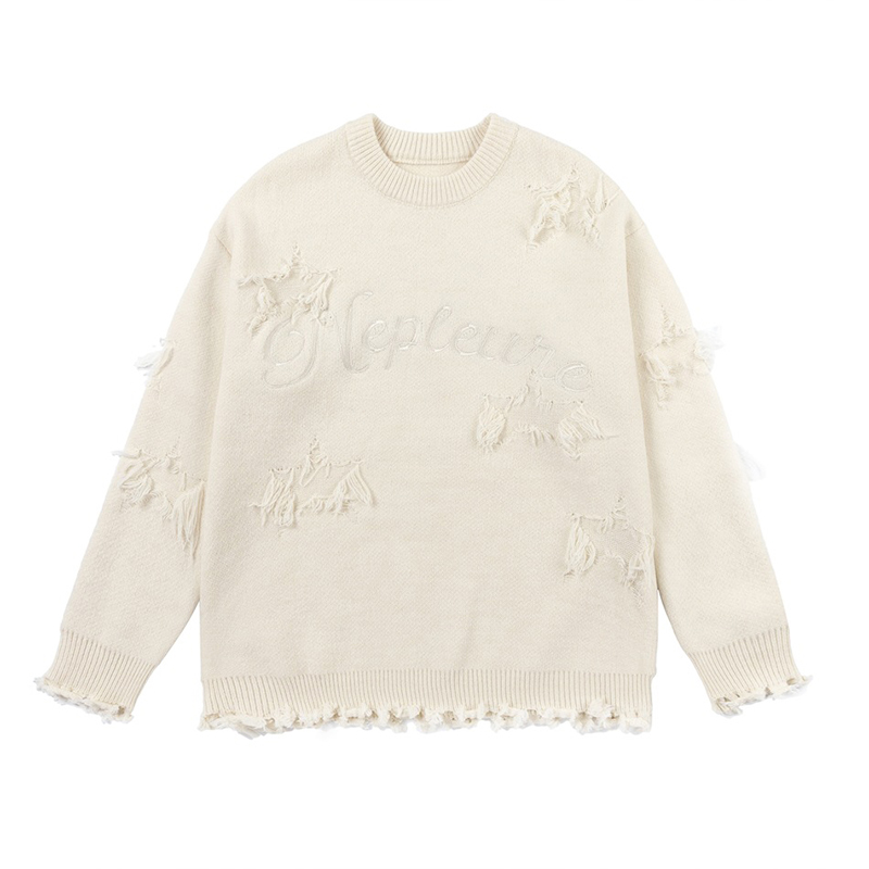 美式復古設計感針織衫毛衣寬鬆慵懶氛圍感情侶上衣冬季