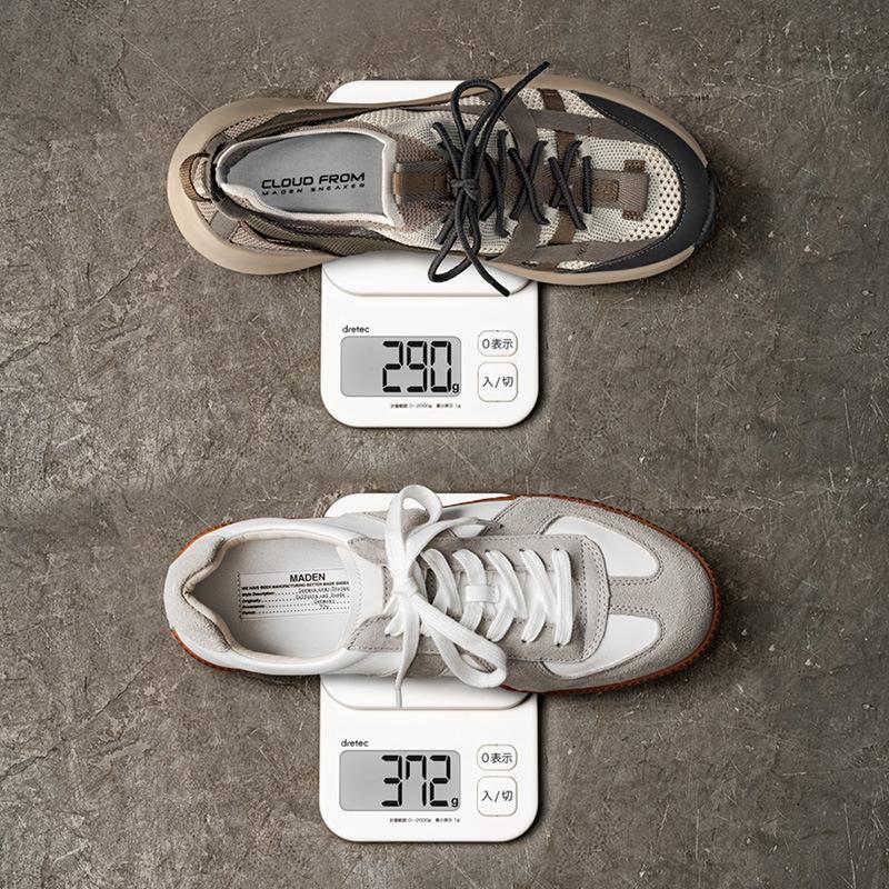 馬登男鞋 山系復古軟底慢跑鞋男休閒網面輕盈透氣戶外Mollusc運動鞋