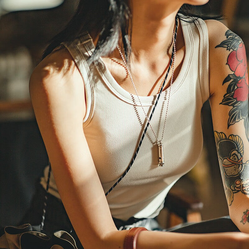 馬登女裝 百搭針織背心夏季辣妹打底小吊帶美背修身工字運動背心