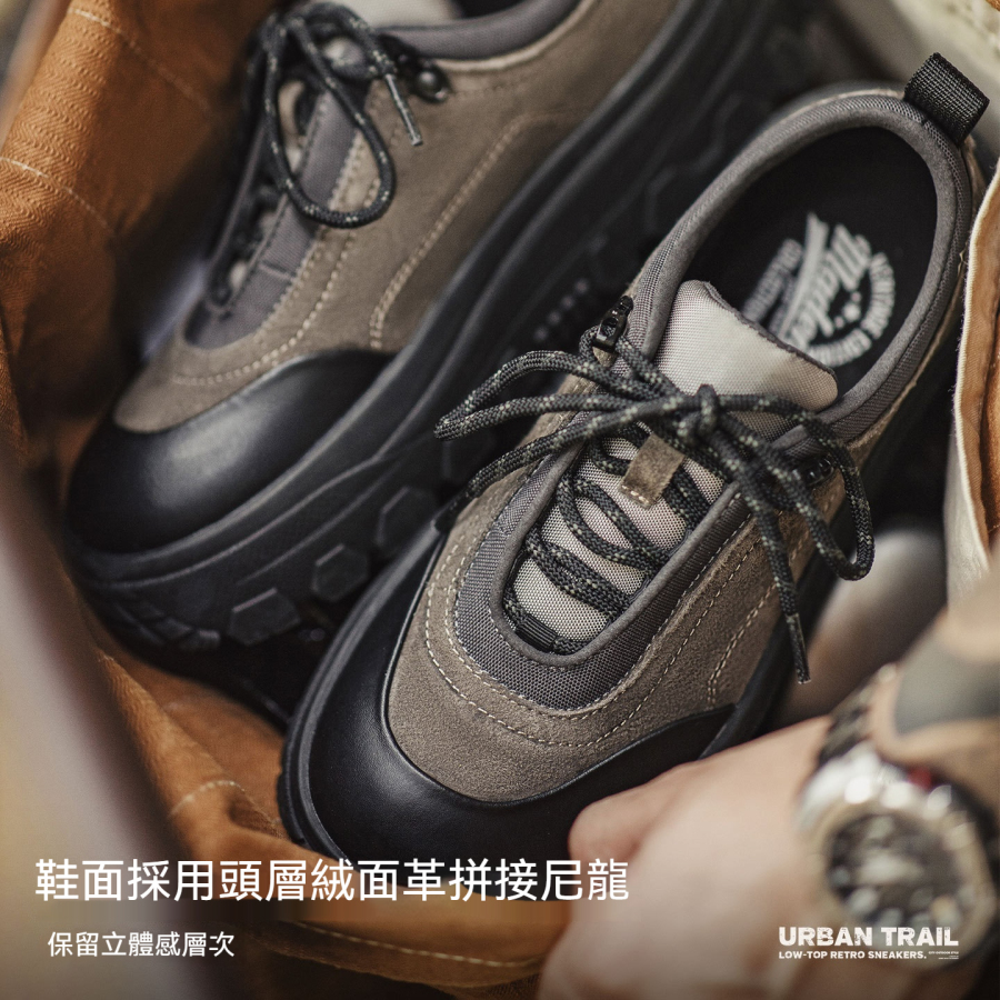 馬登男鞋 復古山系鞋冬季男士厚底百搭潮鞋增高軟底小眾運動休閒鞋