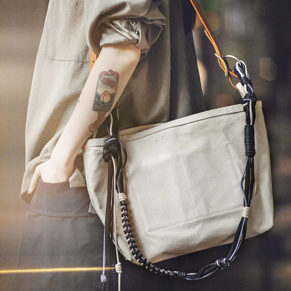 馬登女裝 美式復古多用編織腰帶可調節腰鏈褲鏈掛飾肩帶裝飾