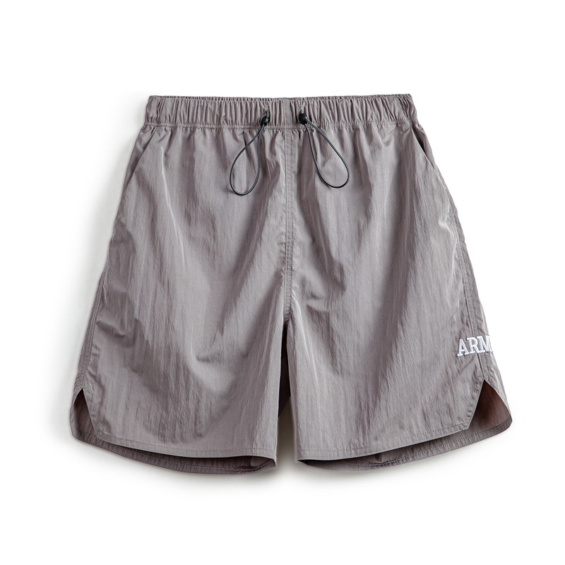 馬登工裝 美式復古ARMY訓練運動短褲薄款字母刺繡直筒四分褲男夏