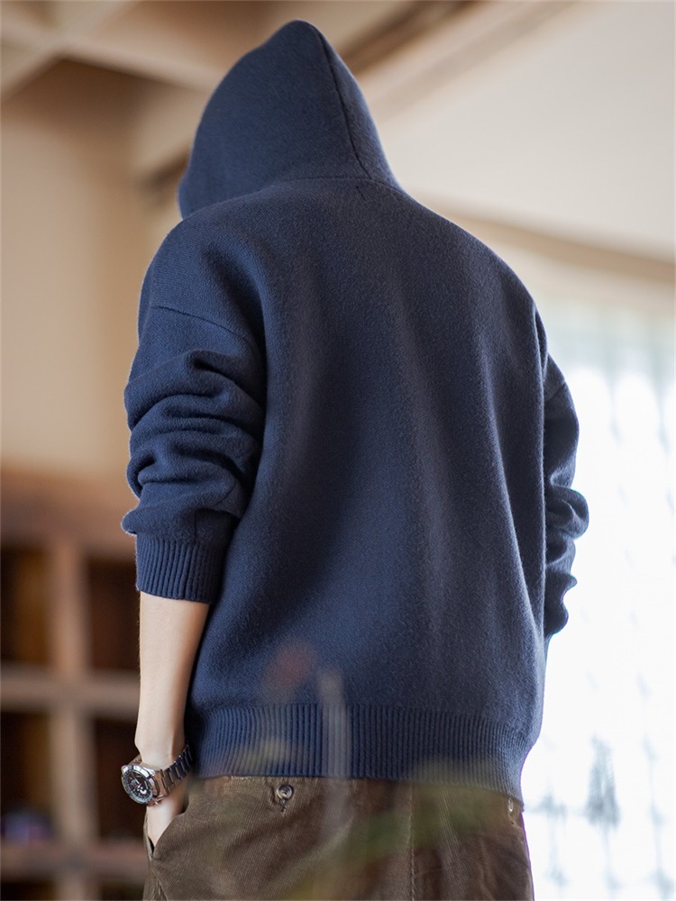 馬登工裝 美式休閒重磅連帽針織衫衛衣Cityboy套頭加厚外套