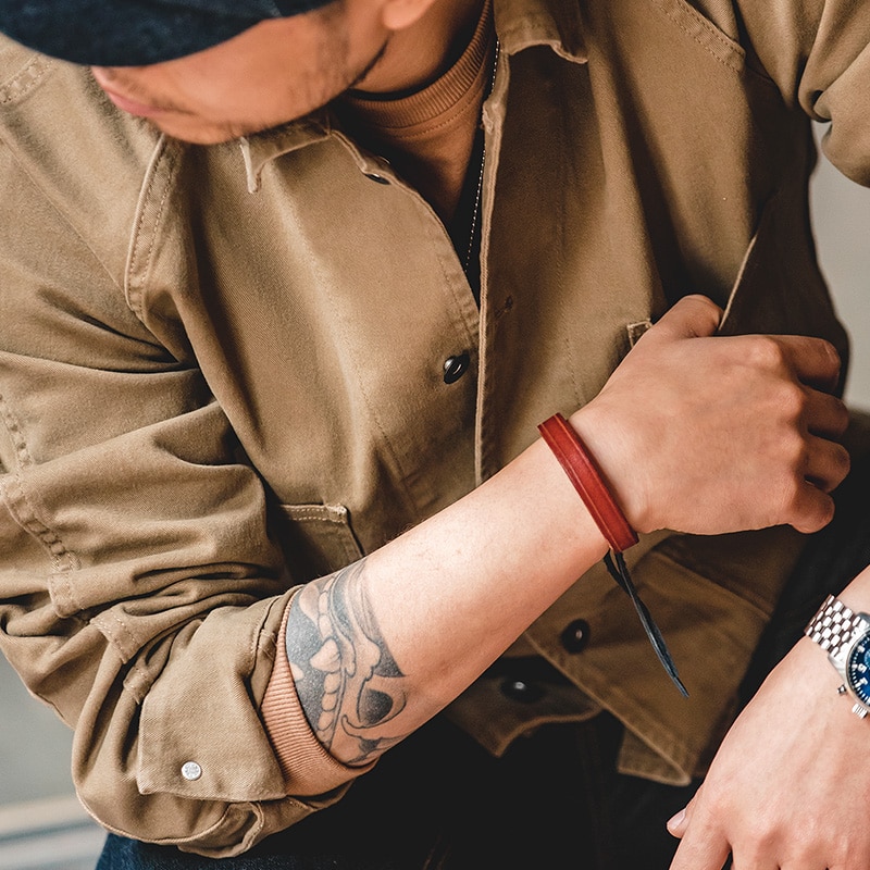 馬登工裝 美式復古巴黎扣多口袋夾克阿美咔嘰工裝外套