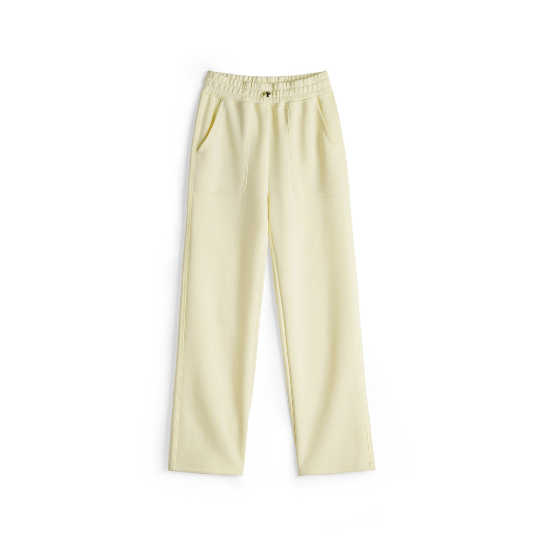 馬登女裝 窄版直筒闊腿休閒老錢風長褲針織空氣層雲感衛褲子女士春秋