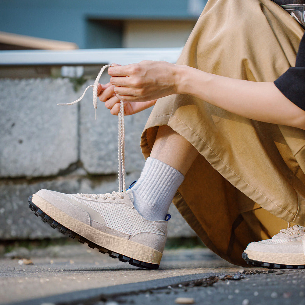 馬登女裝 美式復古夏季透氣慢跑鞋休閒小白鞋運動鞋