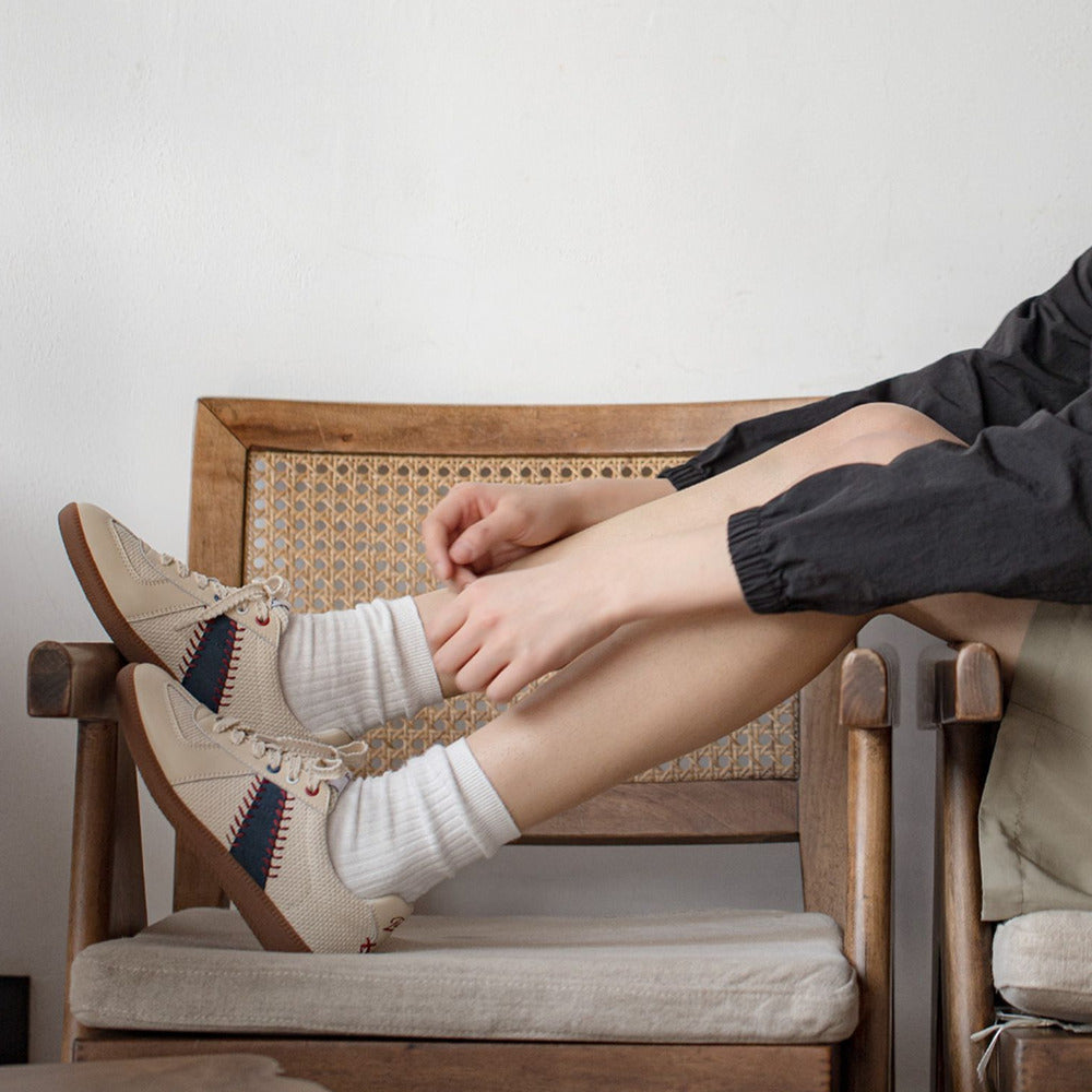 馬登女裝 復古棒球德訓鞋小白鞋運動小眾板鞋休閒鞋