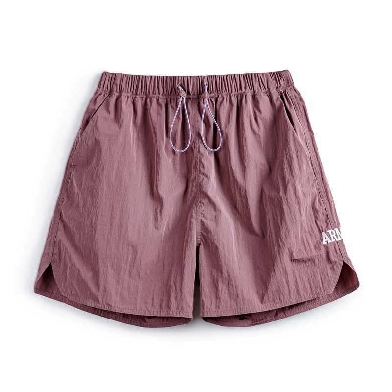 馬登工裝 美式復古ARMY訓練運動短褲薄款字母刺繡直筒四分褲男夏